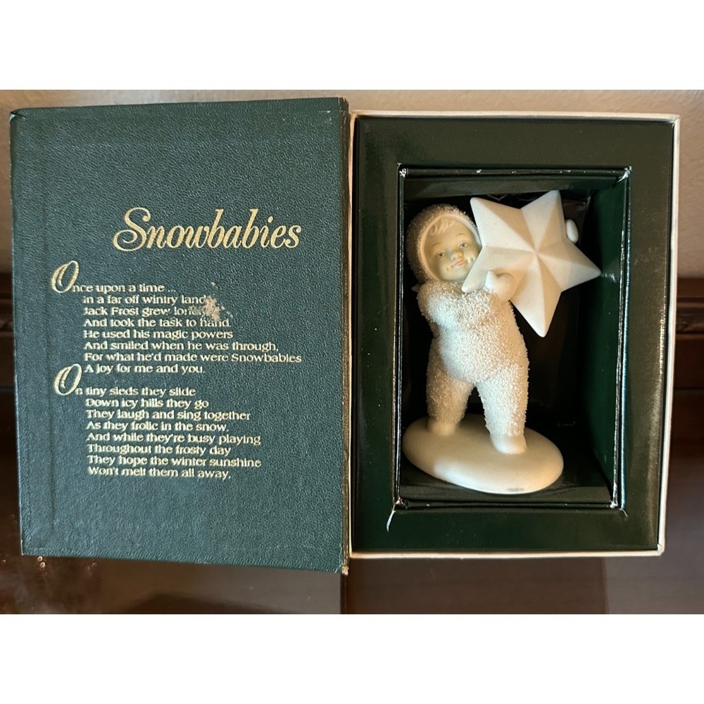 Dept 56 Snowbabies "I found the biggest star of All" #68748.‎